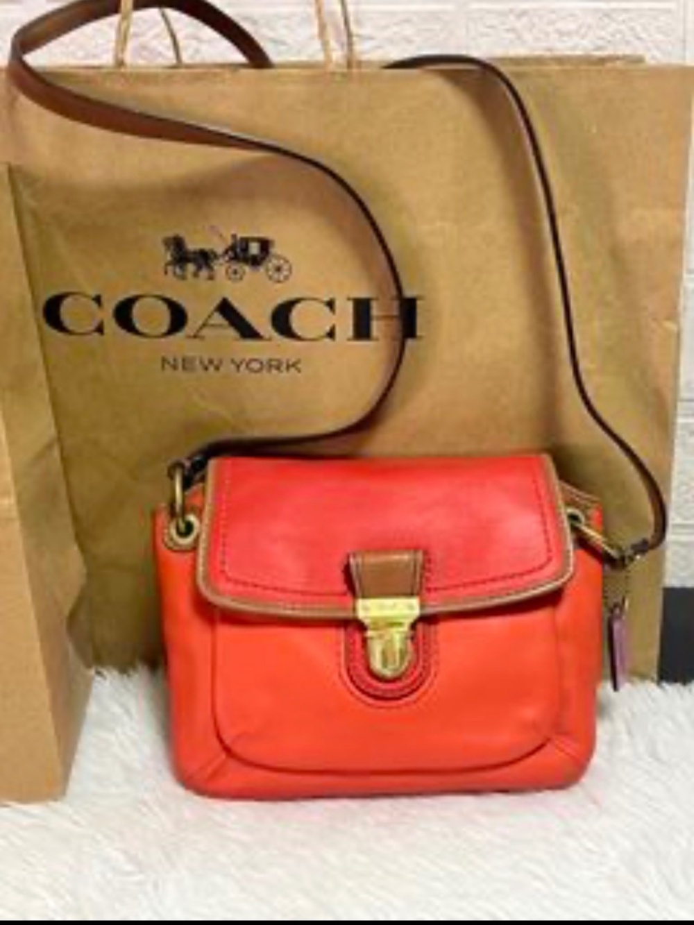 Coach Poppy Colorblock bag